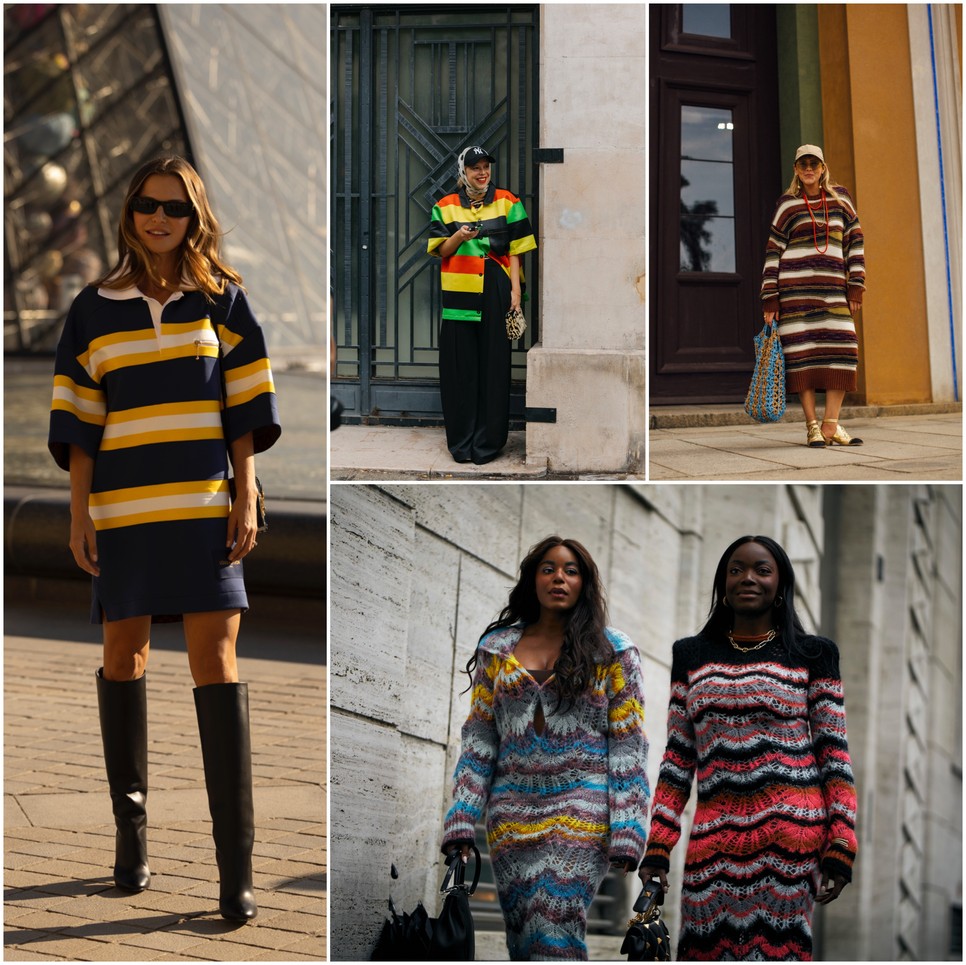 Visszatértek a csíkok a street style trendekbe