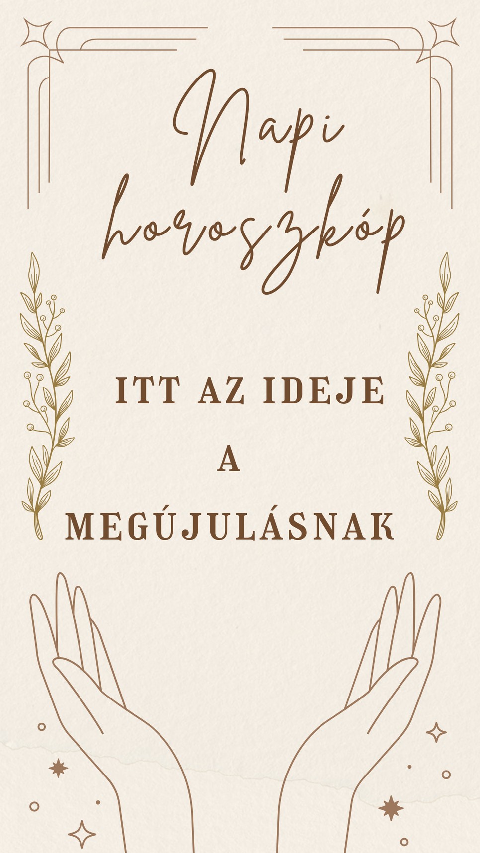 Napi horoszkóp: jöhet a változás