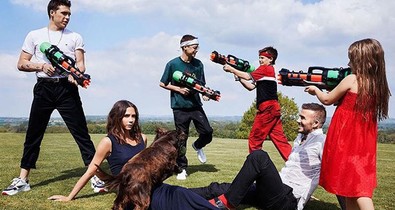 A Beckham család került az októberi Vogue címlapjára