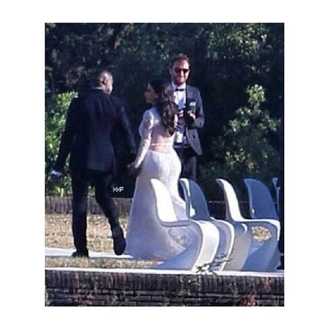 És íme, Mr. és Mrs. Kanye West!