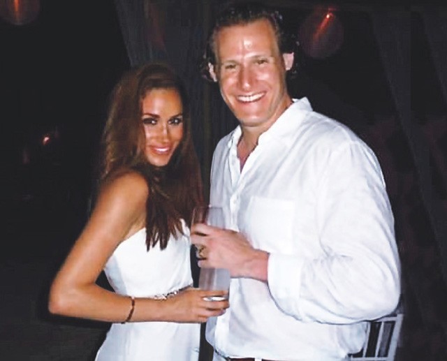 Meghan Markle és első férje Trevor Engelson az esküvőjükön