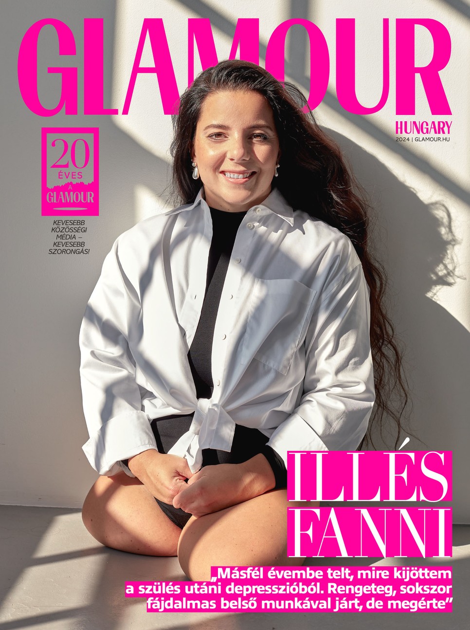 Illés Fanni GLAMOUR digitális címlap