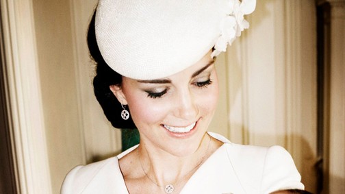 A legédesebb fotók Charlotte keresztelőjéről