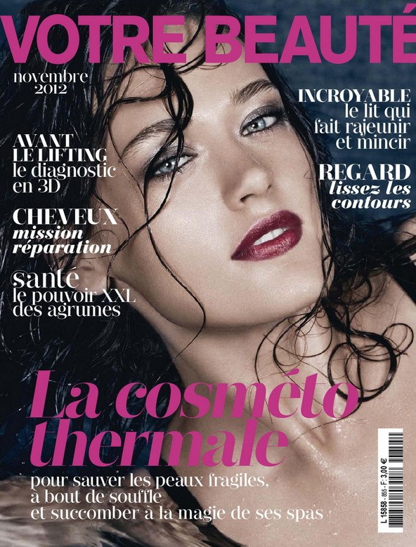 A Votre Beaute címlapján 2012 novemberében