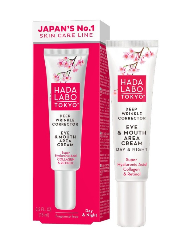 Deep Wrinkle krém szérum szem & száj HADA LABO TOKYO 3679 Ft/15 ml, GLAMOUR-kuponnal, 20% kedvezménnyel 2943 Ft a Rossmann üzleteiben és online 