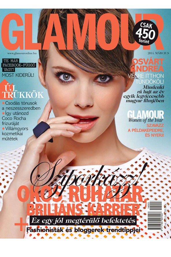 Osvárt Andrea GLAMOUR március