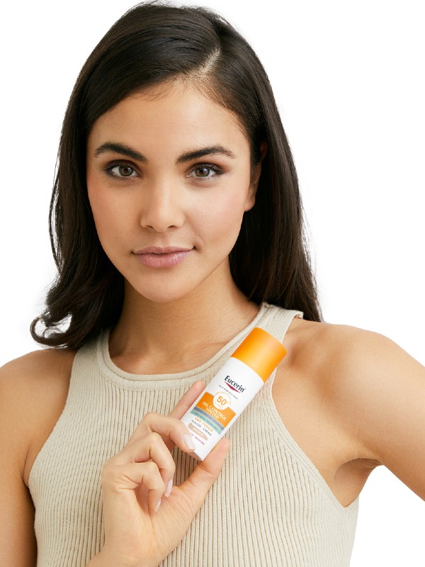 Oil Control színezett napozó krém-gél arcra FF50+ EUCERIN 5590 Ft/50 ml - Itt keresd: gyógyszertárak