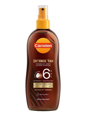 Intense Tan Napolaj spray SPF6 CARROTEN 3999 Ft/200 ml (20 Ft/1 ml)