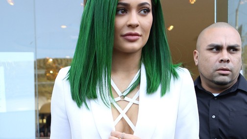 Fűzöld - Kylie Jenner új hajszíne nem egy telitalálat