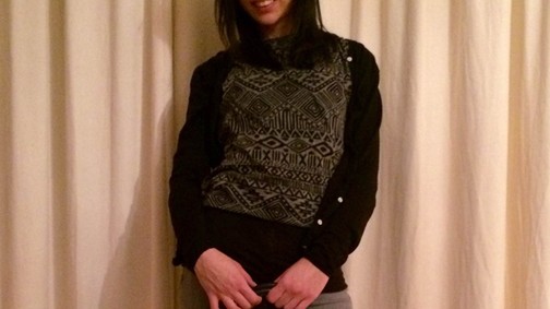 Farkas Franciska a hétköznapokon kényelmes