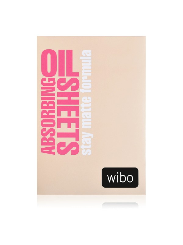 Oil Absorbing Sheets WIBO - Eltávolítja a bőrről a felesleges faggyút, és az egész nap folyamán üde sminket biztosít. Helyezd a bőrödre és kis ideig tartsd rajta. Ne dörzsöld! 