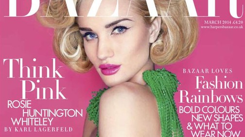 Melleit takargatva köszönti a tavaszt Rosie Huntington-Whiteley