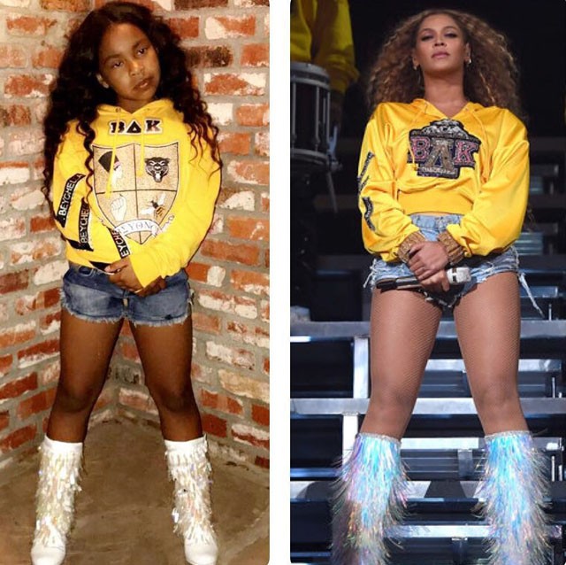 9 éves kislány Beyoncé-t utánozza