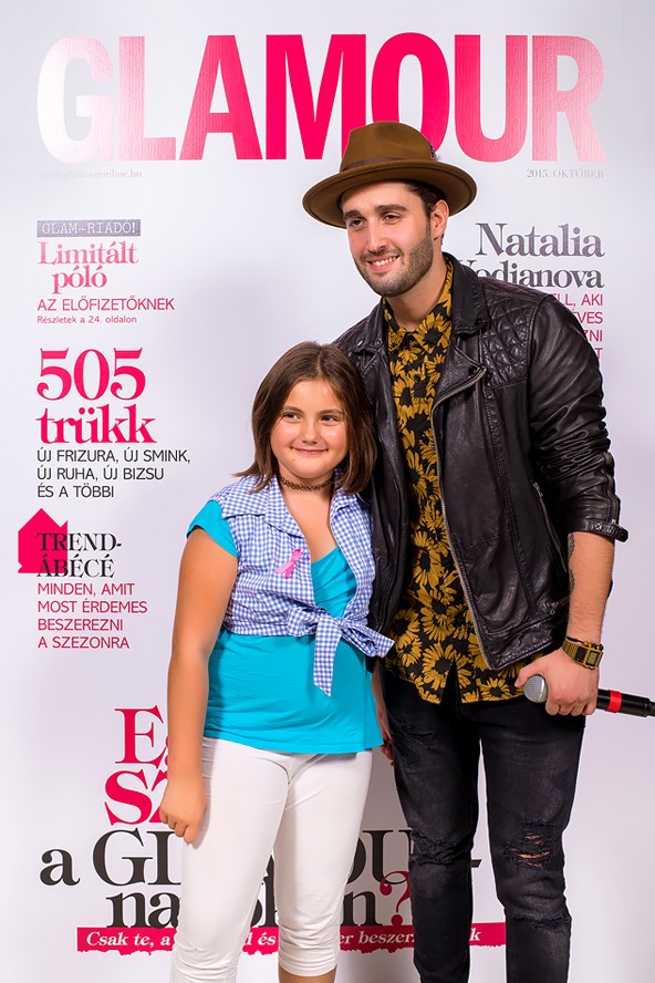 Király Viktor a GLAMOUR és az ARÉNA Pláza közös Stylistversenyén