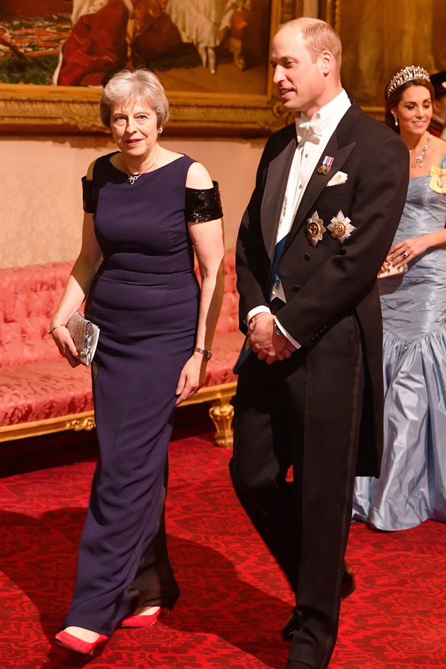 Vilmos herceg theresa May