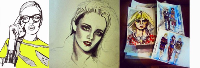 Divatillusztráció 1. - Gál Gabriella Krisztina