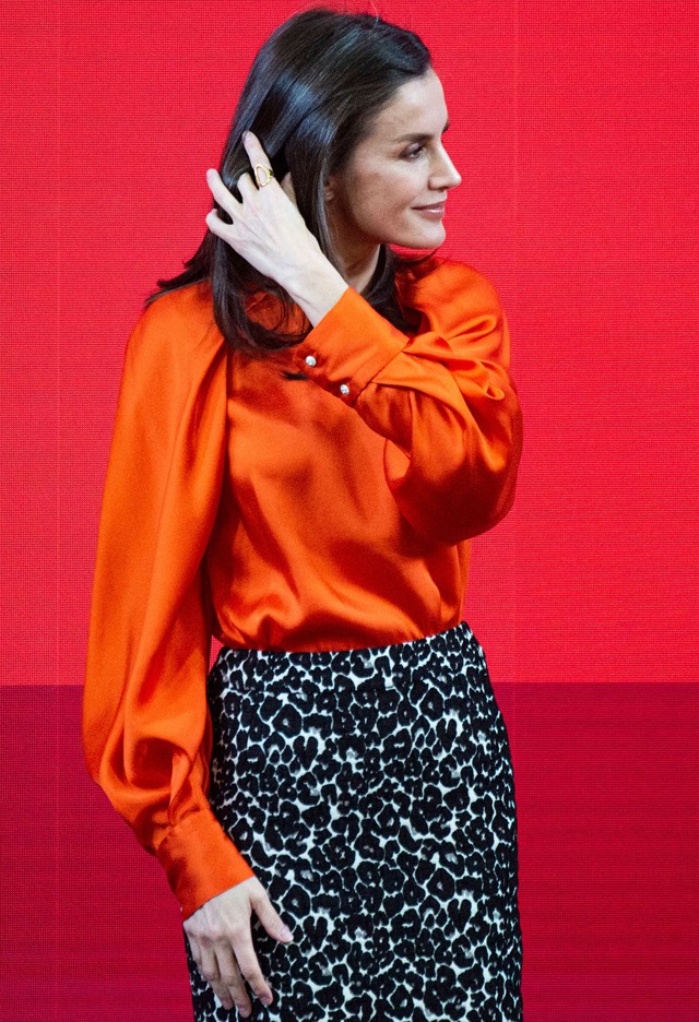 Letícia királynő a hét legizgalmasabb kombinációját mutatta