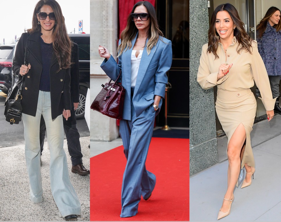 Amal Clooney, Victoria Beckham és Eva Longoria az egyensúly és az alkalomhoz illő megjelenés profi képviselői