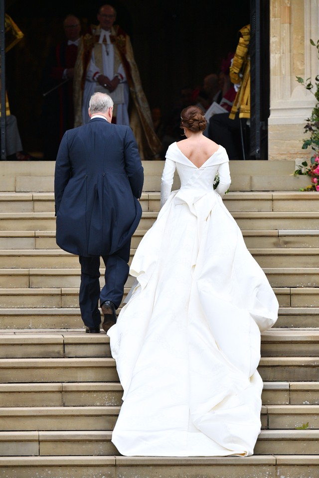 Eugénia hercegnő menyasszonyi ruha