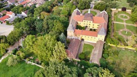 A Nagytétényi Kastélymúzeum felülről