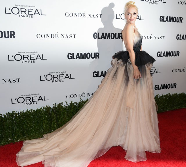 gwen stefani, glamour, women of the year, marchesa, ikon