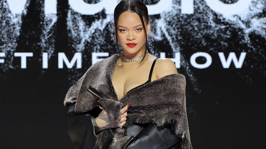 Rihanna a Halftime Show sajtókonferenciáján