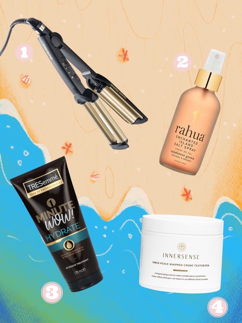 1. Easy Waves professzionális Hullámvas BABYLISS 15 490 Ft - emag.hu 2. Enchanted Island sós hajspray RAHUA 15 200 Ft/125 ml (121,6 Ft/1 ml) 3. Hydrate&Purify 1 perces pakolás TRESEMMÉ 1969 Ft/170 ml (11,58 Ft/1 ml) 4. Inner Peace habos hajformázó krém INNERSENSE 8990 Ft/100 ml (89,9 Ft/1 ml)