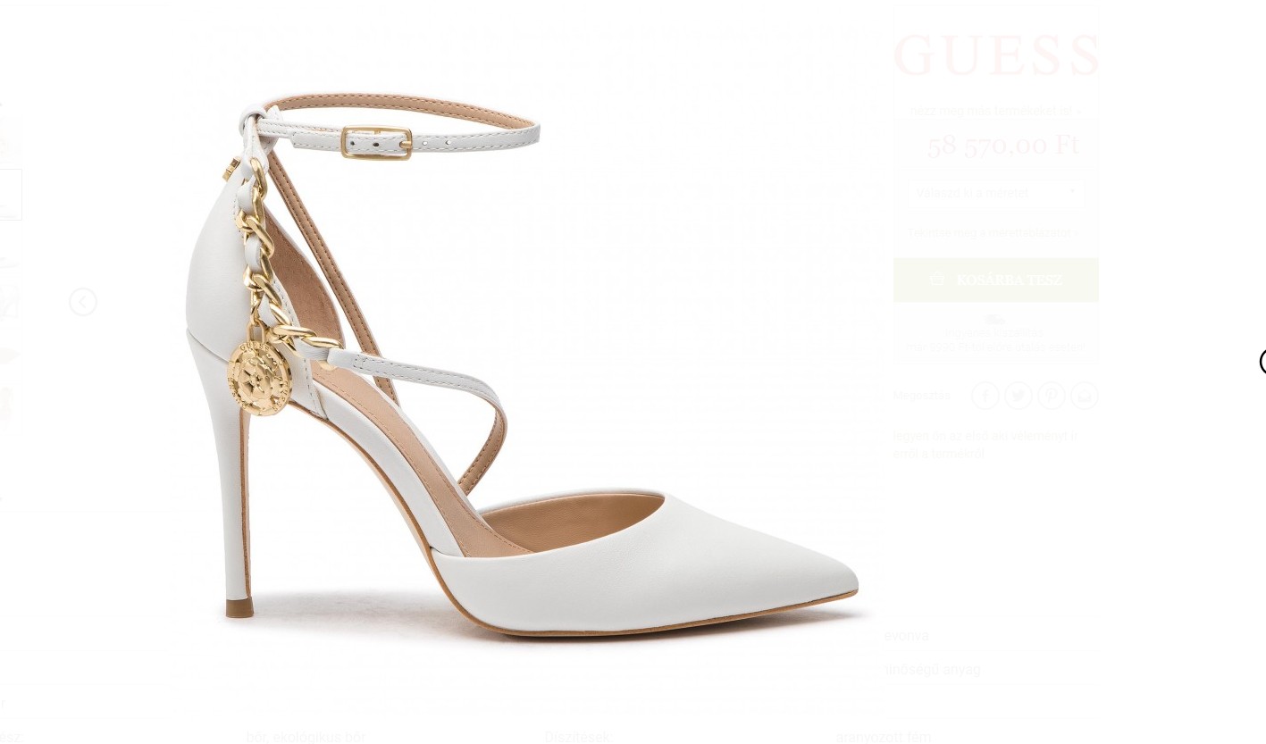 Láncos bőrszandál GUESS-ecipo.hu 58570 Ft
