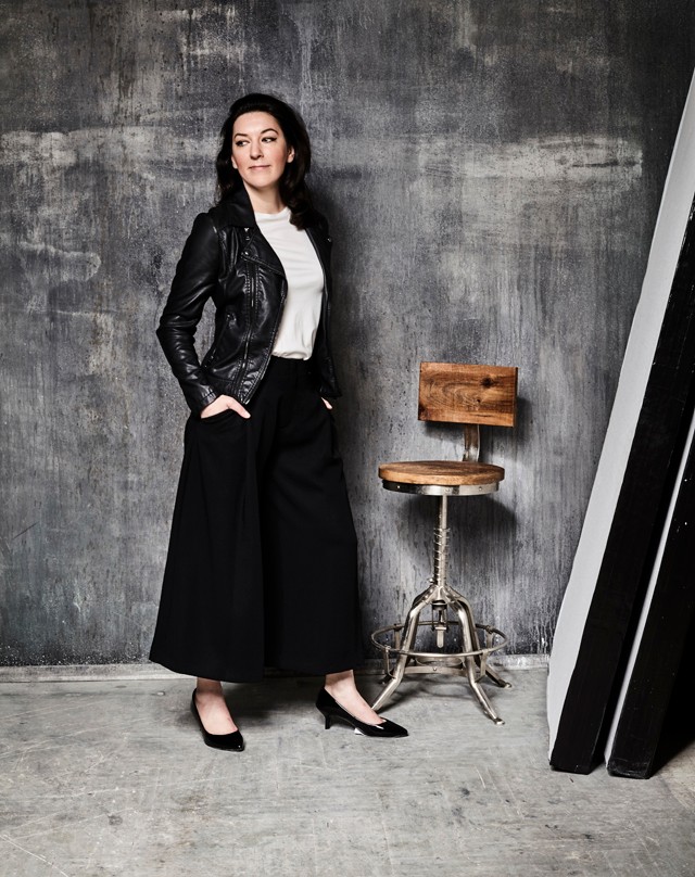 maróy krisztina, Marks and Spencer, M&S, brit, divat, bőrdzseki, Autograph, cullotte nadrág, nadrágszoknya