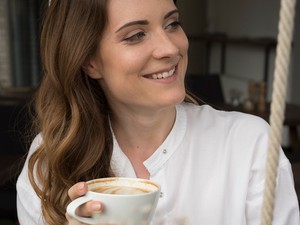 Szilvi élete is könnyebb kávéval