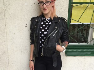 Bőrdzsekiben búcsúzik Zsanett