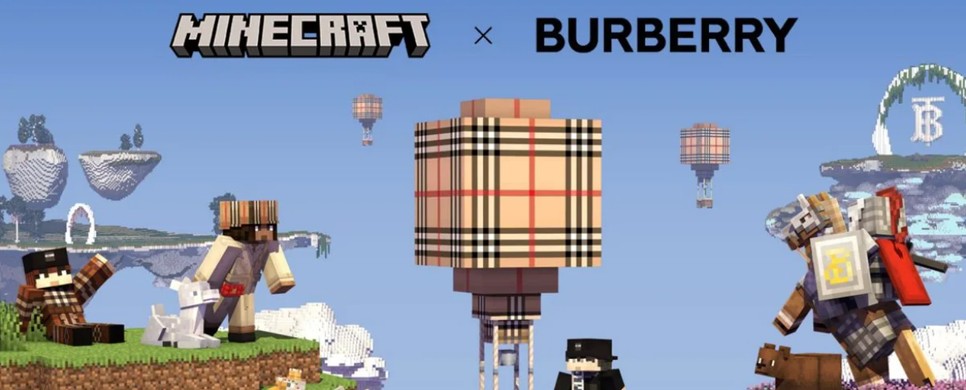 Burberry feeling folytatódik a Minecraft világában is