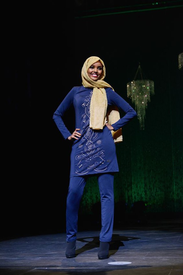 Halima Aden burkini