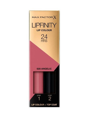 Lipfinity kétlépcsős tartós ajakrúzs (Angelic) MAX FACTOR 4359 Ft a Rossmann üzleteiben és online, GLAMOUR kuponnal, 35% kedvezménnyel 2833,35 Ft 