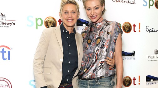 Ellen és Portia de Rossi is szeretik a kutyákat