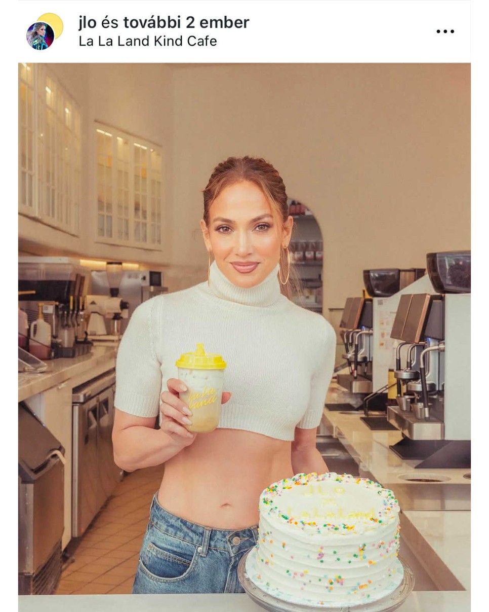 Jennifer Lopez egy mesés tortával ünnepelte meg az 56. születésnapját, amit csak az ő tiszteletére álmodtak meg