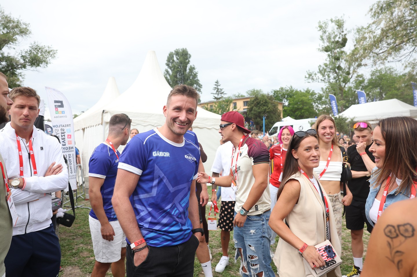 A szereplők a sátrak között gyülekeztek / Fotó: Pozsonyi Zita