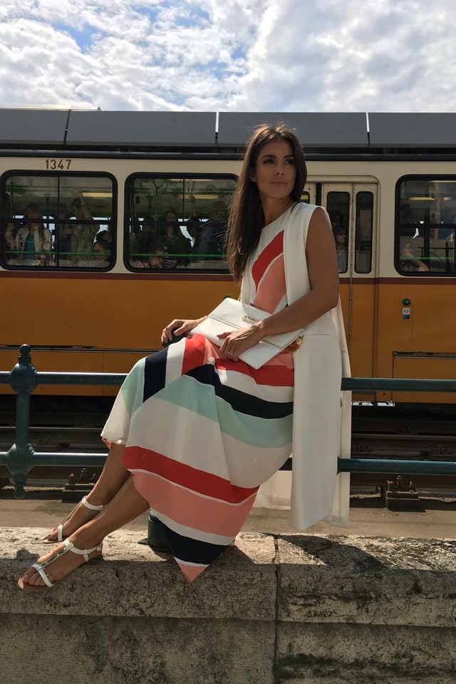 molnár andi, táncosnő, maxiruha, zara, gardróbnapló