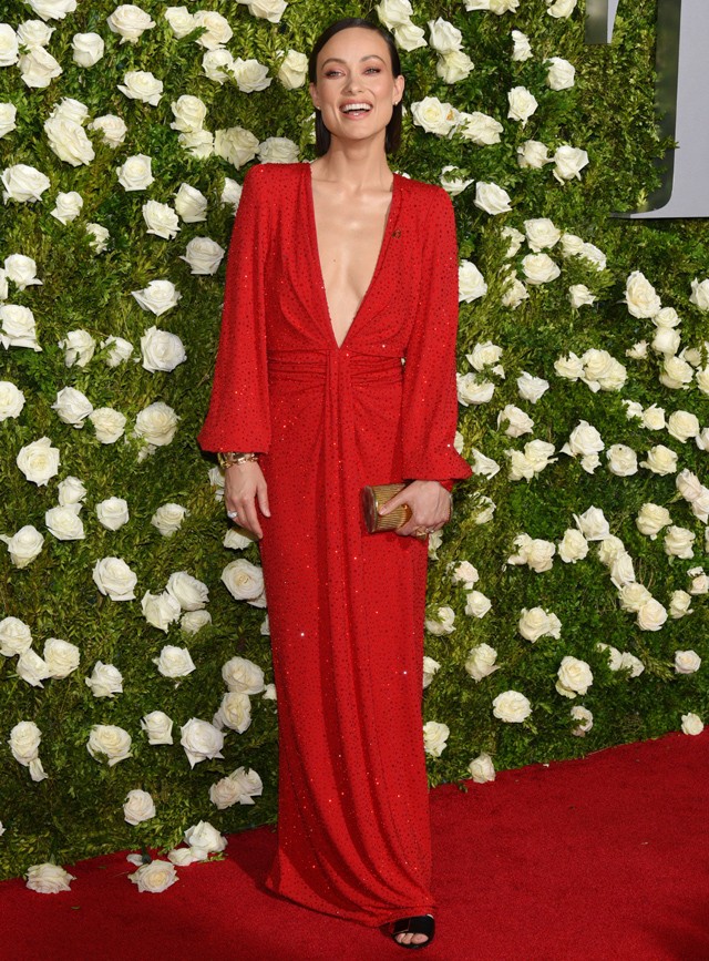 Olivia Wilde Michael Kors ruhában