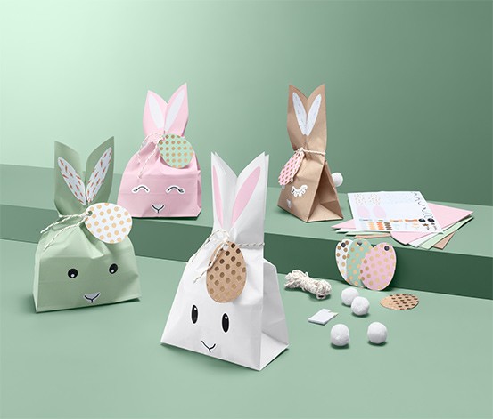 TCHIBO 8 húsvéti nyuszis ajándékzacskó 2495 Ft