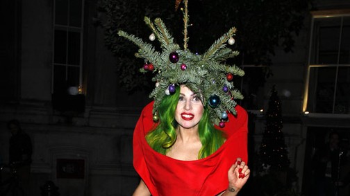 Lady Gaga most karácsonyfa