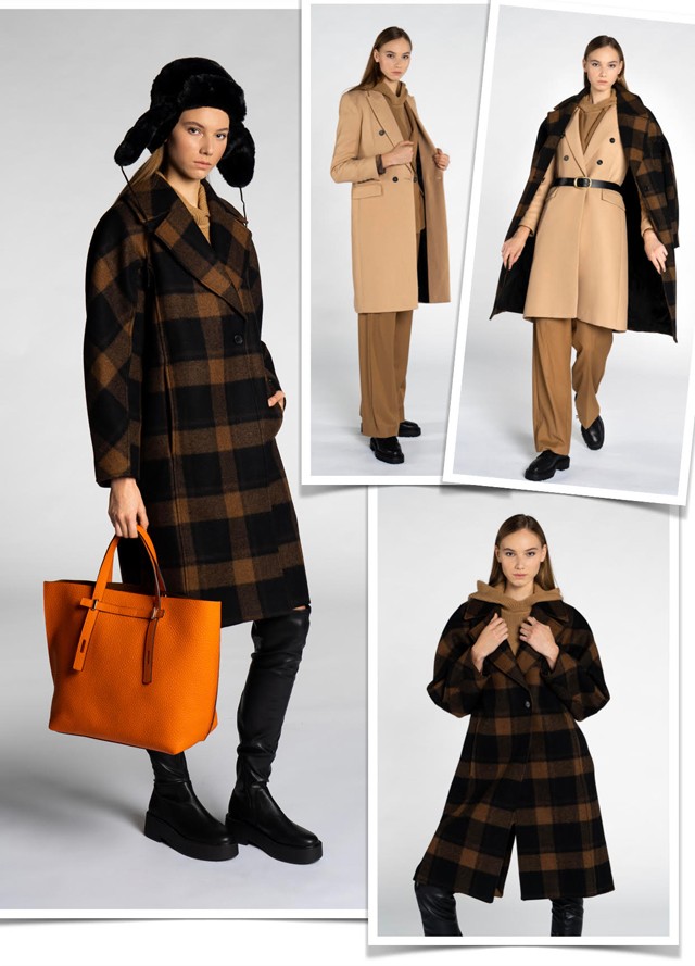 Fotó: Hegedűs BenceKockás kabát H&MKabát, kapucnis felső és maxi csizma MANGONadrág ZARAUsánka WEEKEND MAX MARAÖv GASBőrtáska FURLA