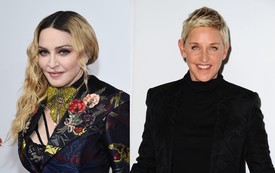 Madonna és Ellen DeGeneres 