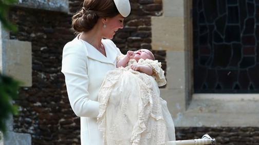 Charlotte hercegnő megható keresztelője - FOTÓK