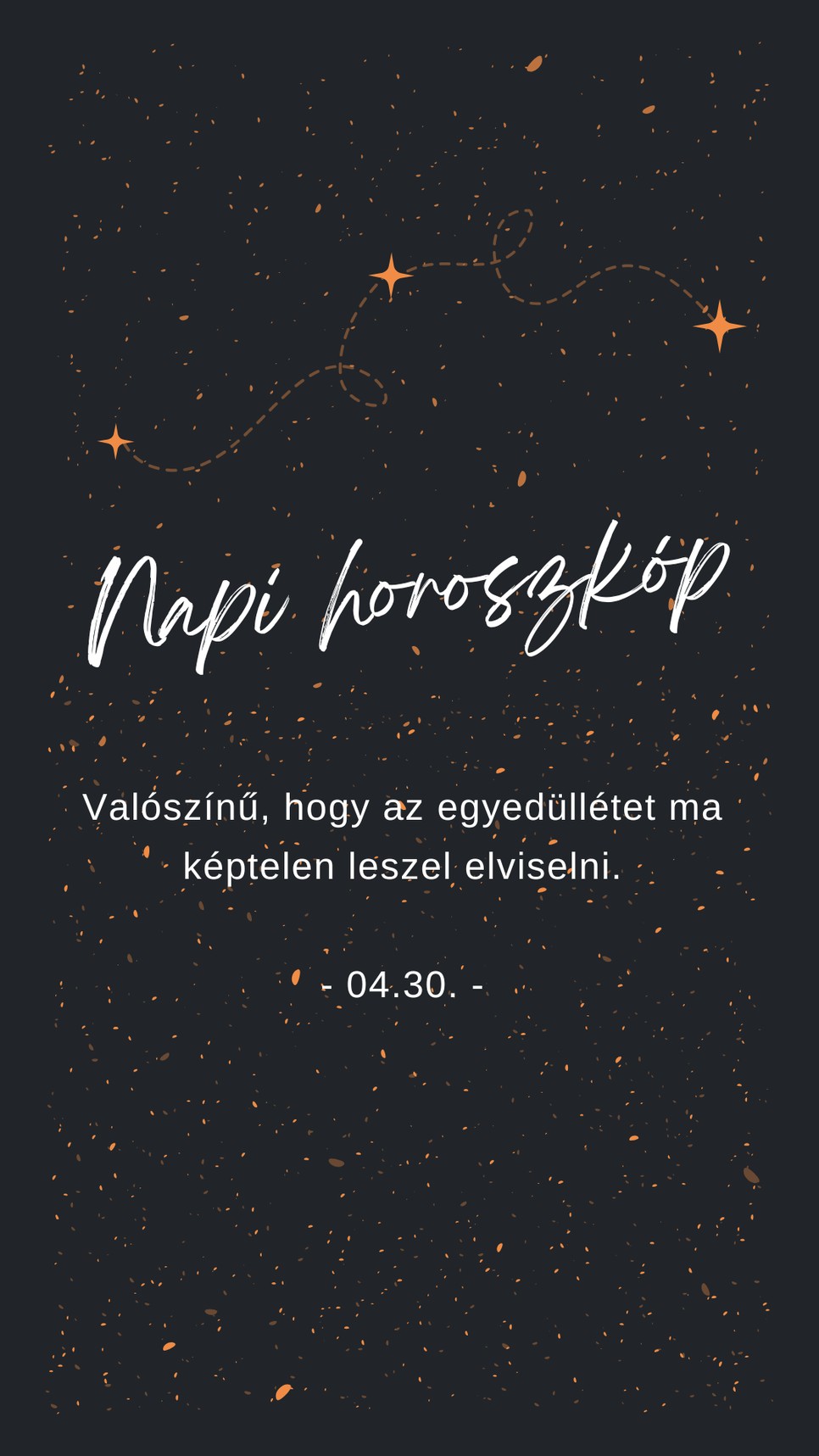 Egy kis emlékeztető a napi horoszkóp szerint