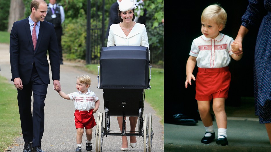 Még a szett színe is megegyezik - György herceg és Vilmos herceg igazi ikertornyok