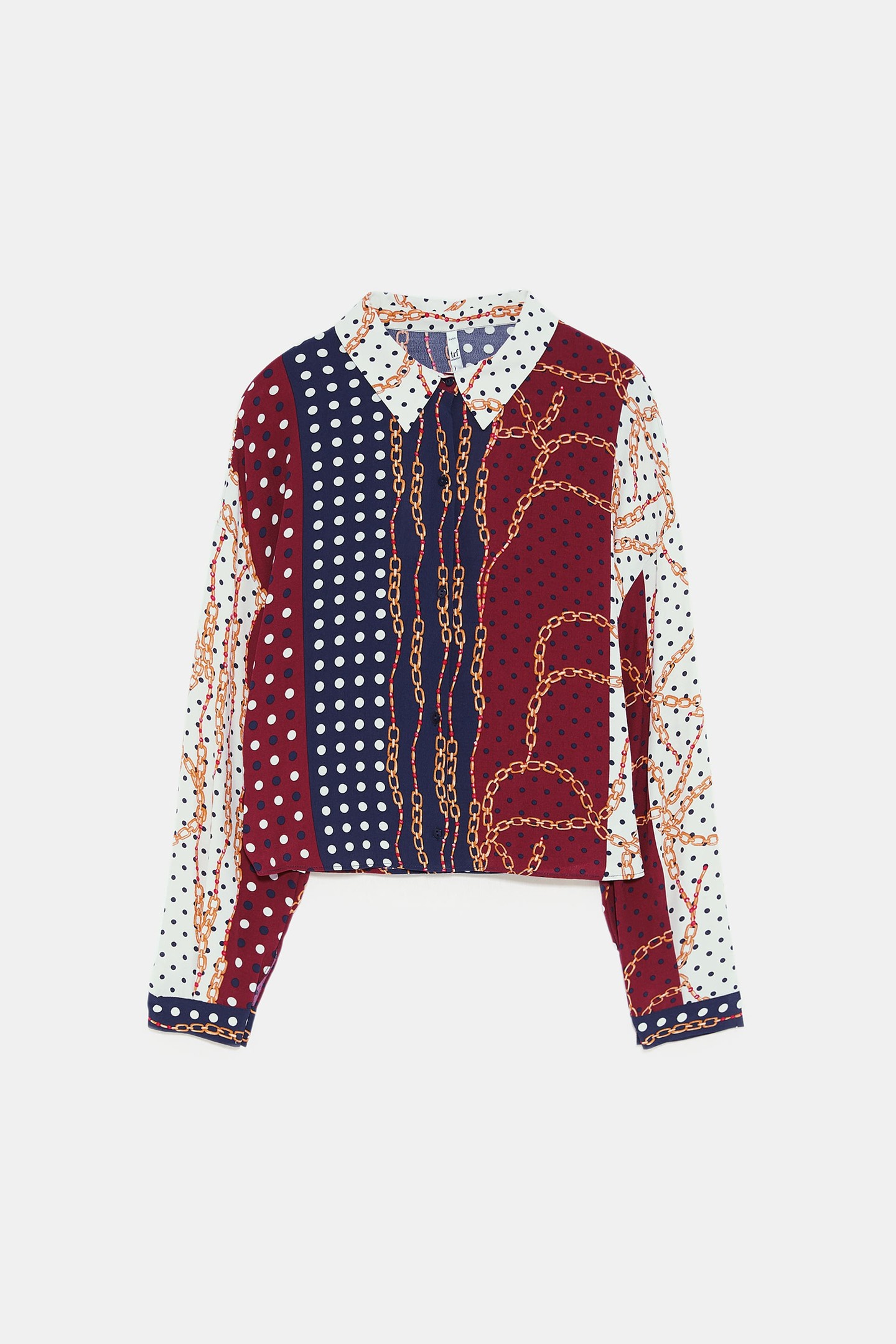 Patchwork blúz ZARA 8995 Ft