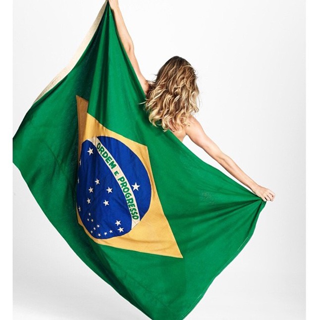 Gisele valóban nagyon szereti a hazáját.