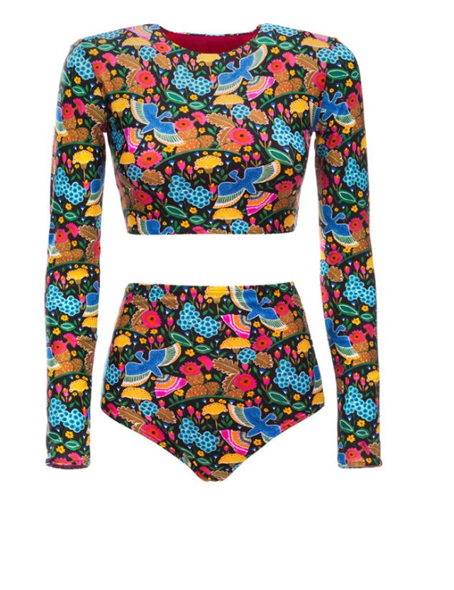 13. Botanika - Surf top és magasderekú bikini alsó LA DOUBLE J. ladoublej.com