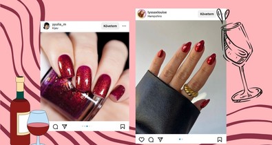 Mámorító őszi körömtrend: hódítanak a vörösboros körmök